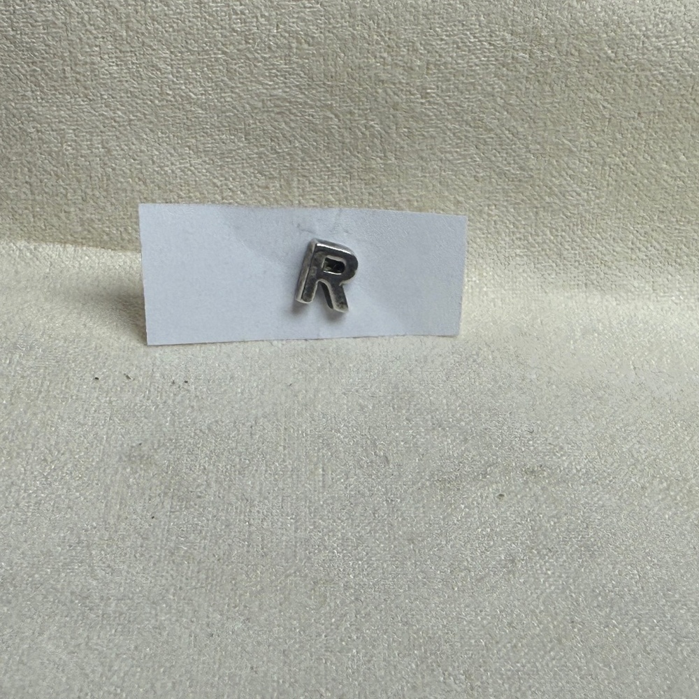James Avery Single Letter "R" Stud